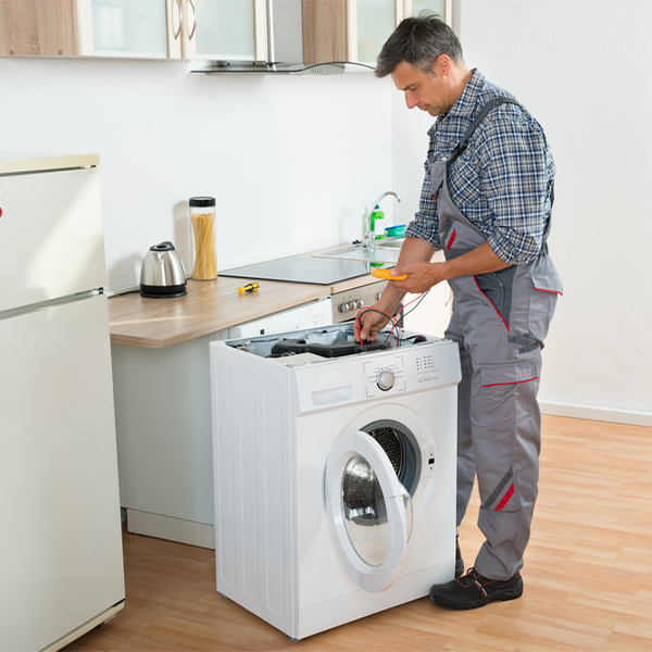 can you walk me through the steps of troubleshooting my washer issue in Fortescue New Jersey